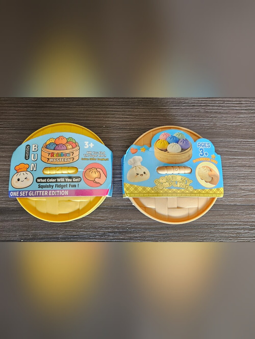 2 PIECES      Squeeze Dumpling Plush Toy - Multicolor